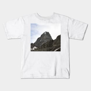 Rocky Mountain Peaks Alpine Landscape Kids T-Shirt